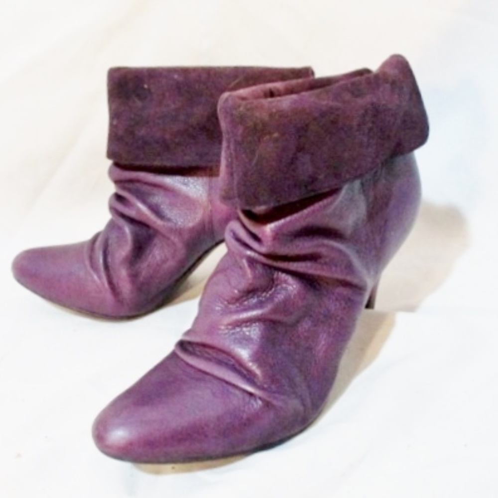 STEVE MADDEN APLEGATE Leather Ankle BOOT Bootie